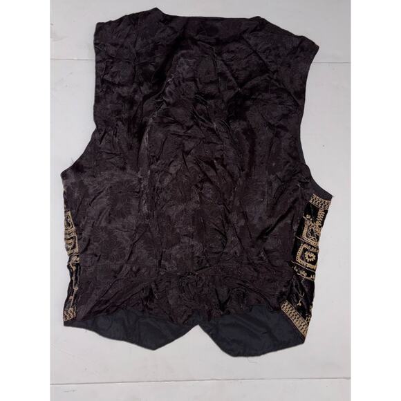 Vintage Natural Choice vest size medium black gold - Picture 3 of 3